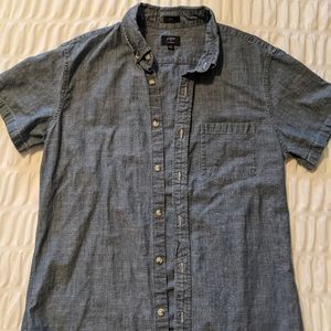 J.Crew Short Sleeve Chambray Shirt